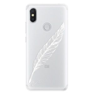 Silikónové puzdro iSaprio - Writing By Feather - white - Xiaomi Redmi S2 vyobraziť