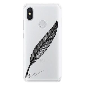 Silikónové puzdro iSaprio - Writing By Feather - black - Xiaomi Redmi S2 vyobraziť
