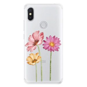 Silikónové puzdro iSaprio - Three Flowers - Xiaomi Redmi S2 vyobraziť