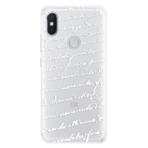 Silikónové puzdro iSaprio - Handwriting 01 - white - Xiaomi Redmi S2 vyobraziť