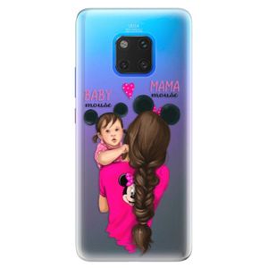 Silikónové puzdro iSaprio - Mama Mouse Brunette and Girl - Huawei Mate 20 Pro vyobraziť