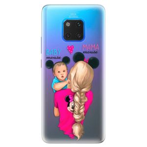 Silikónové puzdro iSaprio - Mama Mouse Blonde and Boy - Huawei Mate 20 Pro vyobraziť