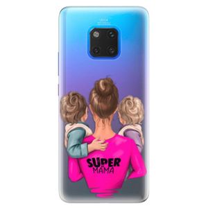Silikónové puzdro iSaprio - Super Mama - Two Boys - Huawei Mate 20 Pro vyobraziť