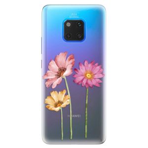 Silikónové puzdro iSaprio - Three Flowers - Huawei Mate 20 Pro vyobraziť