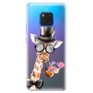 Silikónové puzdro iSaprio - Sir Giraffe - Huawei Mate 20 Pro vyobraziť