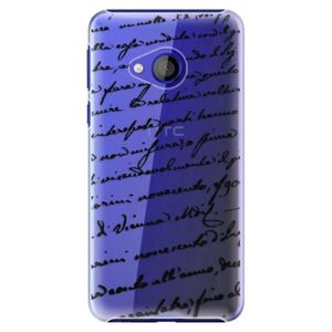 Plastové puzdro iSaprio - Handwriting 01 - black - HTC U Play vyobraziť