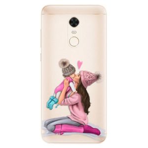 Silikónové puzdro iSaprio - Kissing Mom - Brunette and Girl - Xiaomi Redmi 5 Plus vyobraziť