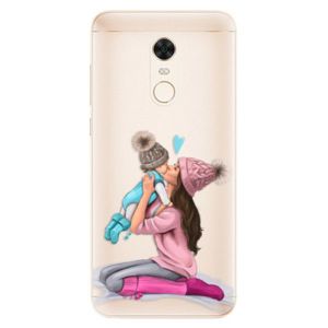 Silikónové puzdro iSaprio - Kissing Mom - Brunette and Boy - Xiaomi Redmi 5 Plus vyobraziť