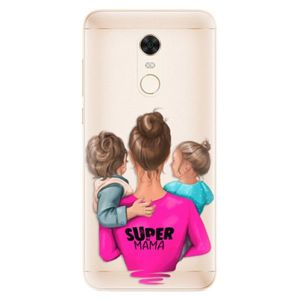 Silikónové puzdro iSaprio - Super Mama - Boy and Girl - Xiaomi Redmi 5 Plus vyobraziť