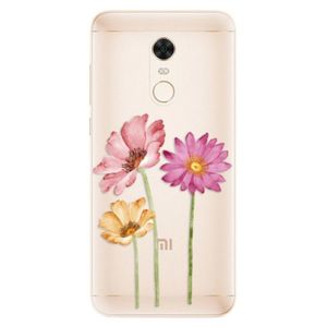 Silikónové puzdro iSaprio - Three Flowers - Xiaomi Redmi 5 Plus vyobraziť