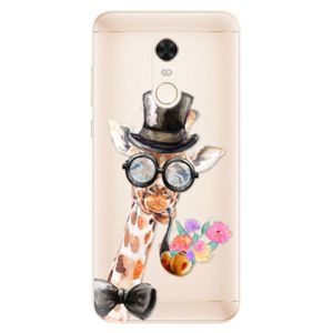 Silikónové puzdro iSaprio - Sir Giraffe - Xiaomi Redmi 5 Plus vyobraziť