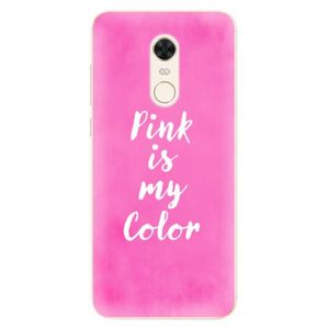 Silikónové puzdro iSaprio - Pink is my color - Xiaomi Redmi 5 Plus vyobraziť