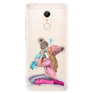 Silikónové puzdro iSaprio - Kissing Mom - Blond and Boy - Xiaomi Redmi 5 vyobraziť