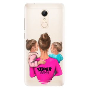 Silikónové puzdro iSaprio - Super Mama - Two Girls - Xiaomi Redmi 5 vyobraziť
