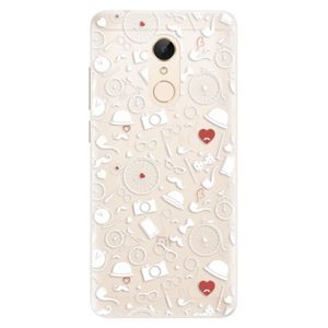 Silikónové puzdro iSaprio - Vintage Pattern 01 - white - Xiaomi Redmi 5 vyobraziť
