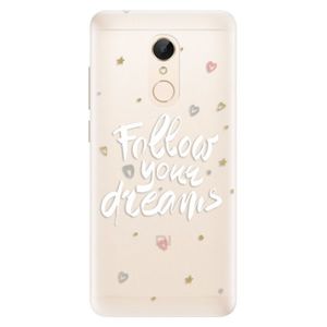 Silikónové puzdro iSaprio - Follow Your Dreams - white - Xiaomi Redmi 5 vyobraziť