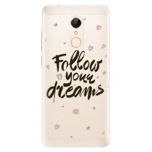 Silikónové puzdro iSaprio - Follow Your Dreams - black - Xiaomi Redmi 5 vyobraziť