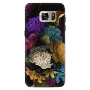 Silikónové puzdro iSaprio - Dark Flowers - Samsung Galaxy S7 Edge vyobraziť