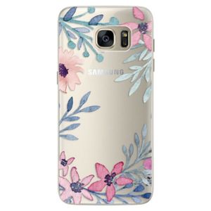 Silikónové puzdro iSaprio - Leaves and Flowers - Samsung Galaxy S7 Edge vyobraziť
