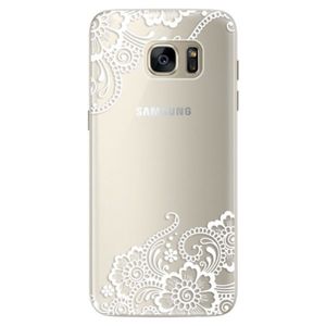 Silikónové puzdro iSaprio - White Lace 02 - Samsung Galaxy S7 Edge vyobraziť