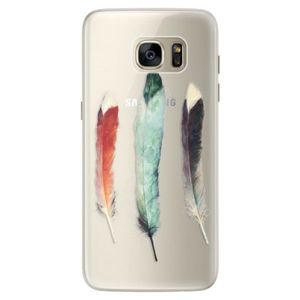 Silikónové puzdro iSaprio - Three Feathers - Samsung Galaxy S7 Edge vyobraziť