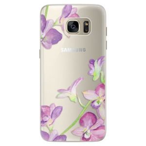 Silikónové puzdro iSaprio - Purple Orchid - Samsung Galaxy S7 Edge vyobraziť