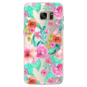 Silikónové puzdro iSaprio - Flower Pattern 01 - Samsung Galaxy S7 Edge vyobraziť