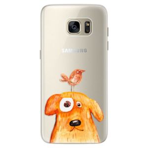 Silikónové puzdro iSaprio - Dog And Bird - Samsung Galaxy S7 Edge vyobraziť