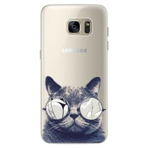 Silikónové puzdro iSaprio - Crazy Cat 01 - Samsung Galaxy S7 Edge vyobraziť