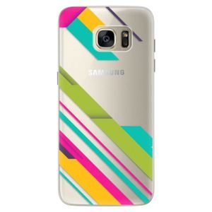 Silikónové puzdro iSaprio - Color Stripes 03 - Samsung Galaxy S7 Edge vyobraziť