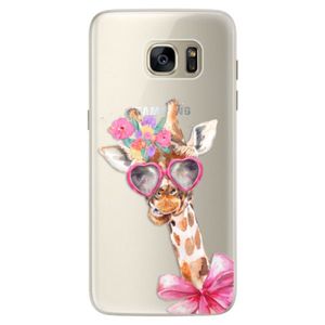 Silikónové puzdro iSaprio - Lady Giraffe - Samsung Galaxy S7 Edge vyobraziť