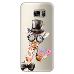Silikónové puzdro iSaprio - Sir Giraffe - Samsung Galaxy S7 Edge vyobraziť