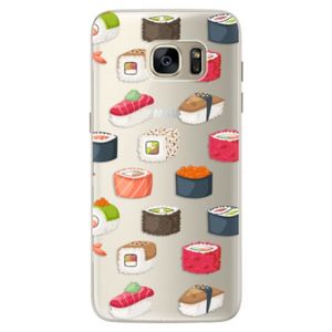 Silikónové puzdro iSaprio - Sushi Pattern - Samsung Galaxy S7 Edge vyobraziť