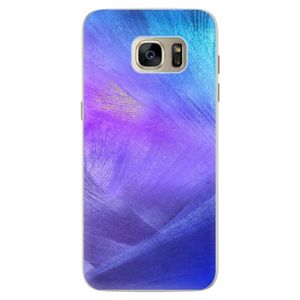 Silikónové puzdro iSaprio - Purple Feathers - Samsung Galaxy S7 Edge vyobraziť