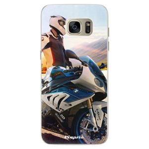 Silikónové puzdro iSaprio - Motorcycle 10 - Samsung Galaxy S7 Edge vyobraziť