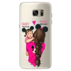 Silikónové puzdro iSaprio - Mama Mouse Brunette and Girl - Samsung Galaxy S7 vyobraziť