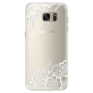 Silikónové puzdro iSaprio - White Lace 02 - Samsung Galaxy S7 vyobraziť
