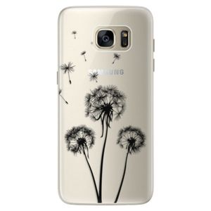 Silikónové puzdro iSaprio - Three Dandelions - black - Samsung Galaxy S7 vyobraziť