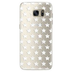 Silikónové puzdro iSaprio - Stars Pattern - white - Samsung Galaxy S7 vyobraziť
