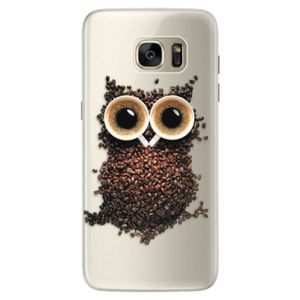 Silikónové puzdro iSaprio - Owl And Coffee - Samsung Galaxy S7 vyobraziť