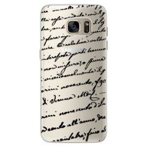 Silikónové puzdro iSaprio - Handwriting 01 - black - Samsung Galaxy S7 vyobraziť