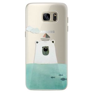 Silikónové puzdro iSaprio - Bear With Boat - Samsung Galaxy S7 vyobraziť