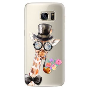 Silikónové puzdro iSaprio - Sir Giraffe - Samsung Galaxy S7 vyobraziť