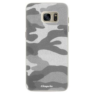 Silikónové puzdro iSaprio - Gray Camuflage 02 - Samsung Galaxy S7 vyobraziť