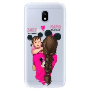 Silikónové puzdro iSaprio - Mama Mouse Brunette and Girl - Samsung Galaxy J3 2017 vyobraziť