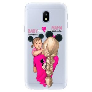 Silikónové puzdro iSaprio - Mama Mouse Blond and Girl - Samsung Galaxy J3 2017 vyobraziť