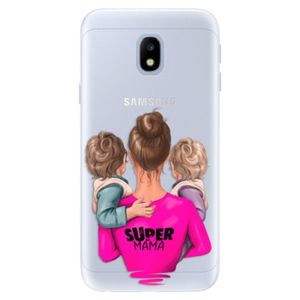 Silikónové puzdro iSaprio - Super Mama - Two Boys - Samsung Galaxy J3 2017 vyobraziť