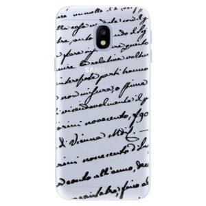 Silikónové puzdro iSaprio - Handwriting 01 - black - Samsung Galaxy J3 2017 vyobraziť