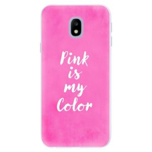 Silikónové puzdro iSaprio - Pink is my color - Samsung Galaxy J3 2017 vyobraziť