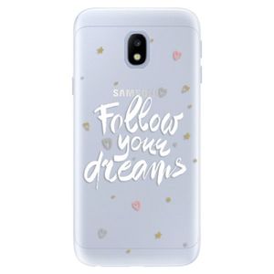 Silikónové puzdro iSaprio - Follow Your Dreams - white - Samsung Galaxy J3 2017 vyobraziť